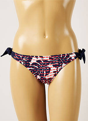 Bas de maillot de bain imprimé fantaisie bikini bleu BANANA MOON femme