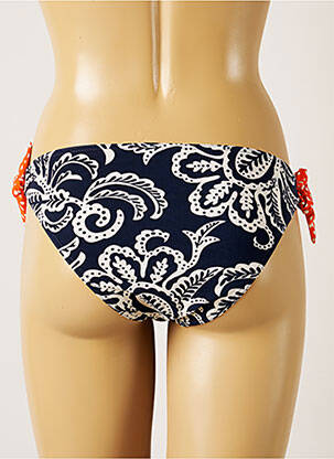 Bas de maillot de bain fermeture liens à nouer bikini bleu BANANA MOON femme