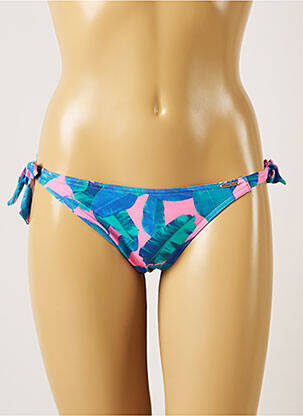 Bas de maillot de bain imprimé fantaisie bikini bleu BANANA MOON femme