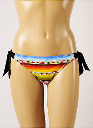 Bas de maillot de bain fermeture liens à nouer bikini vert BANANA MOON femme
