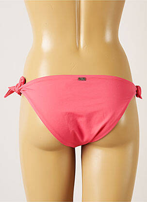 Bas de maillot de bain effet matière satinée bikini rose BANANA MOON femme