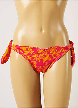 Bas de maillot de bain fermeture liens à nouer bikini rose BANANA MOON femme