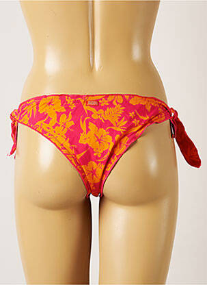 Bas de maillot de bain fermeture liens à nouer bikini rose BANANA MOON femme