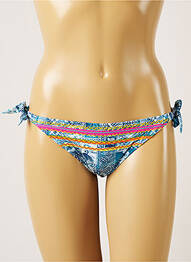 Bas de maillot de bain imprimé fantaisie bikini bleu BANANA MOON femme