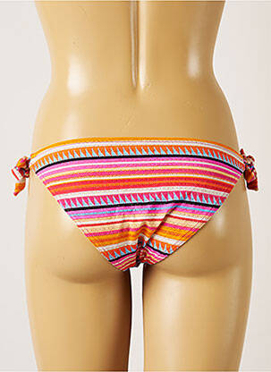 Bas de maillot de bain fermeture liens à nouer bikini orange BANANA MOON femme