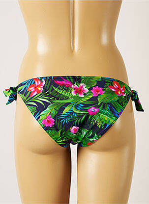 Bas de maillot de bain imprimé tie and dye bikini vert BANANA MOON femme