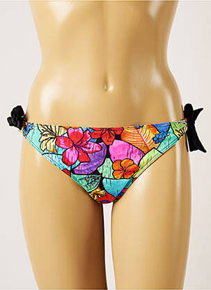 Bas de maillot de bain imprimé fantaisie bikini bleu BANANA BEAUTY femme