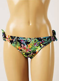 Bas de maillot de bain imprimé tie and dye bikini noir BANANA MOON femme