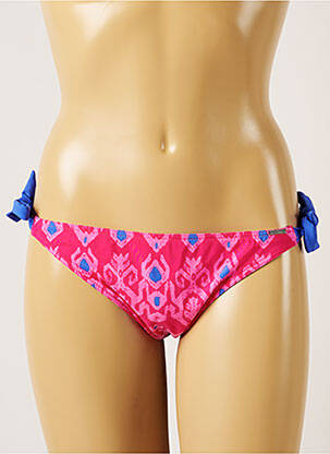 Bas de maillot de bain imprimé fantaisie bikini rose BANANA MOON femme
