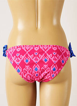 Bas de maillot de bain imprimé fantaisie bikini rose BANANA MOON femme