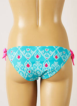 Bas de maillot de bain imprimé fantaisie bikini bleu BANANA MOON femme