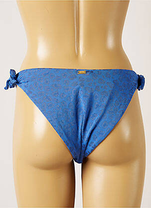 Bas de maillot de bain fermeture liens à nouer bikini bleu BANANA MOON femme