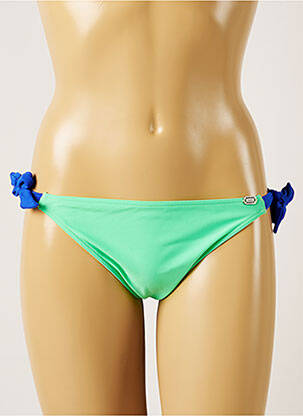 Bas de maillot de bain fermeture liens à nouer bikini vert BANANA MOON femme