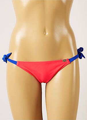 Bas de maillot de bain fermeture liens à nouer bikini rose BANANA MOON femme