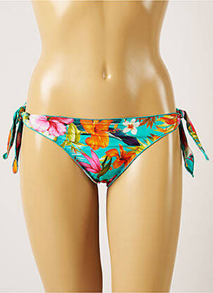 Bas de maillot de bain imprimé tie and dye bikini vert BANANA MOON femme