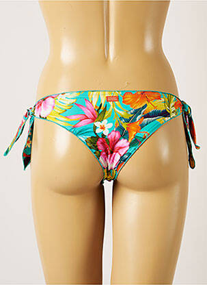 Bas de maillot de bain imprimé tie and dye bikini vert BANANA MOON femme