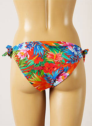 Bas de maillot de bain imprimé tie and dye bikini orange BANANA MOON femme