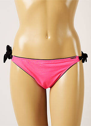 Bas de maillot de bain fermeture liens à nouer bikini rose BANANA MOON femme
