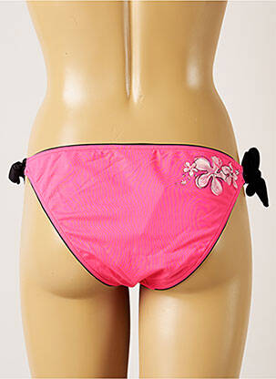 Bas de maillot de bain fermeture liens à nouer bikini rose BANANA MOON femme
