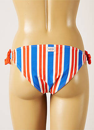 Bas de maillot de bain fermeture liens à nouer bikini bleu BANANA MOON femme