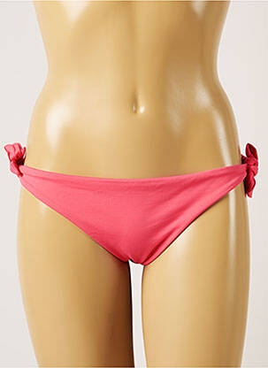 Bas de maillot de bain fermeture liens à nouer bikini rose BANANA MOON femme