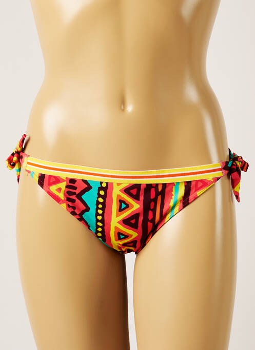 Bas de maillot de bain fermeture liens à nouer bikini rose BANANA MOON femme