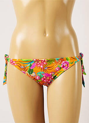 Bas de maillot de bain imprimé tie and dye bikini orange BANANA MOON femme