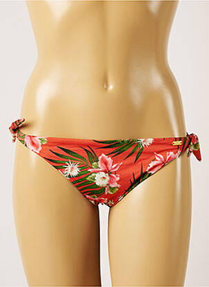 Bas de maillot de bain imprimé tie and dye bikini orange BANANA MOON femme