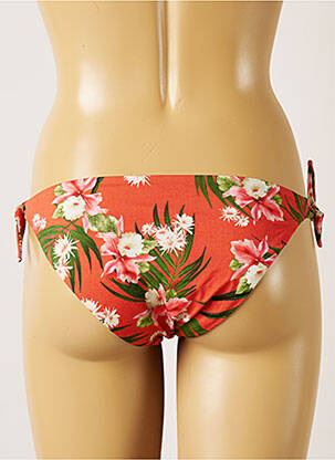 Bas de maillot de bain imprimé tie and dye bikini orange BANANA MOON femme