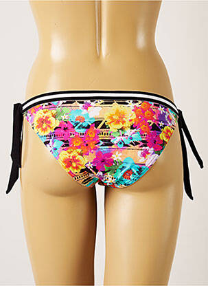 Bas de maillot de bain imprimé fleurs bikini rose BANANA MOON femme