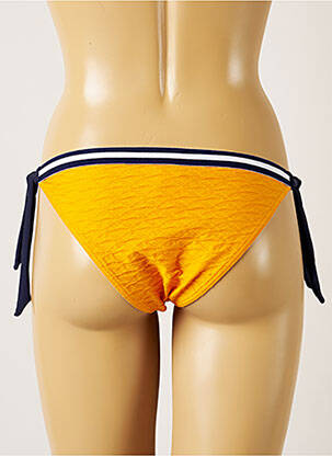 Bas de maillot de bain tissage texturé bikini orange BANANA MOON femme