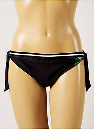 Bas de maillot de bain imprimé tie and dye bikini noir BANANA MOON femme
