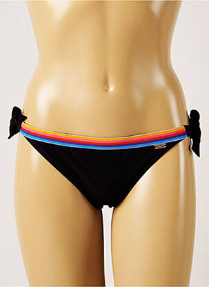 Bas de maillot de bain fermeture liens à nouer bikini noir BANANA MOON femme