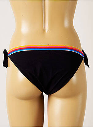 Bas de maillot de bain fermeture liens à nouer bikini noir BANANA MOON femme