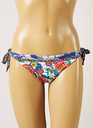 Bas de maillot de bain réversible bikini bleu BANANA MOON femme