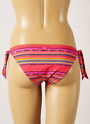 Bas de maillot de bain fermeture liens à nouer bikini rose BANANA MOON femme