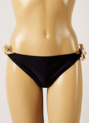 Bas de maillot de bain fermeture liens à nouer bikini noir BANANA MOON femme