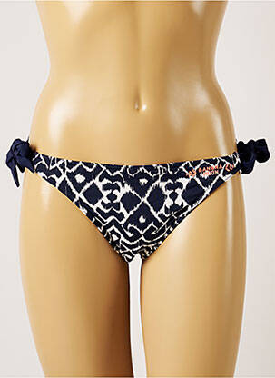 Bas de maillot de bain imprimé fantaisie bikini bleu BANANA MOON femme