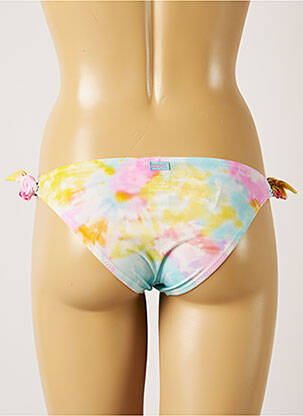 Bas de maillot de bain fermeture liens à nouer bikini jaune BANANA MOON femme