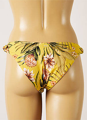 Bas de maillot de bain imprimé tie and dye bikini jaune BANANA MOON femme
