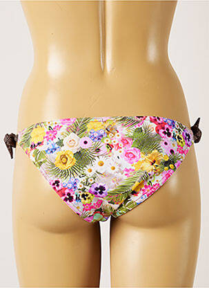 Bas de maillot de bain imprimé tie and dye bikini gris BANANA MOON femme