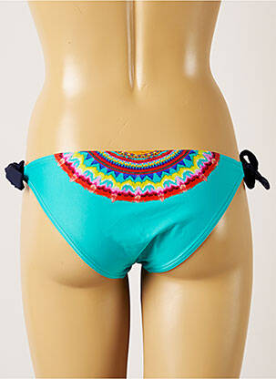 Bas de maillot de bain imprimé fantaisie bikini bleu BANANA MOON femme