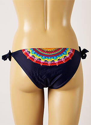 Bas de maillot de bain imprimé fantaisie bikini bleu BANANA MOON femme