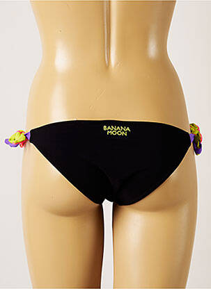 Bas de maillot de bain fermeture liens à nouer bikini noir BANANA MOON femme