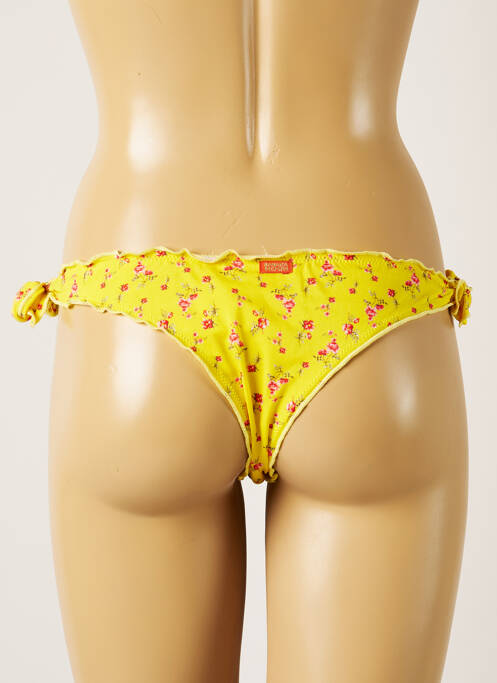 Bas de maillot de bain jaune BANANA MOON pour femme
