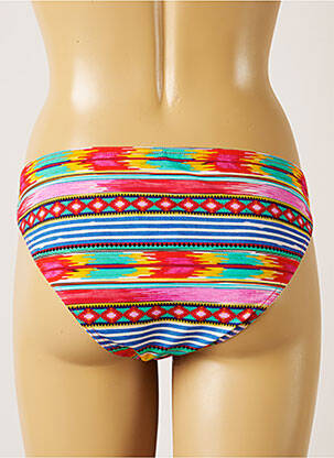 Bas de maillot de bain imprimé fantaisie culotte bleu BANANA MOON femme