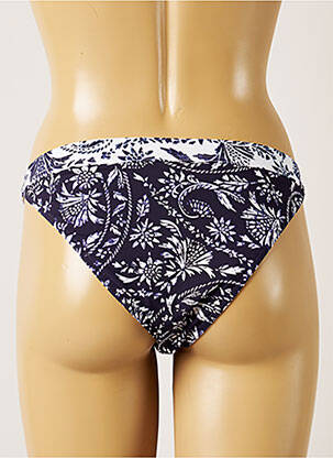 Bas de maillot de bain imprimé fantaisie culotte bleu BANANA MOON femme