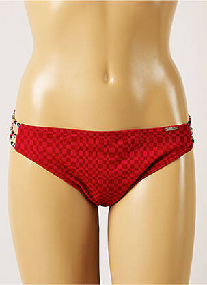 Bas de maillot de bain stretch culotte rouge BANANA MOON femme