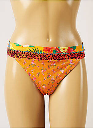 Bas de maillot de bain stretch culotte orange BANANA MOON femme