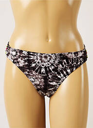 Bas de maillot de bain imprimé fantaisie culotte gris BANANA MOON femme